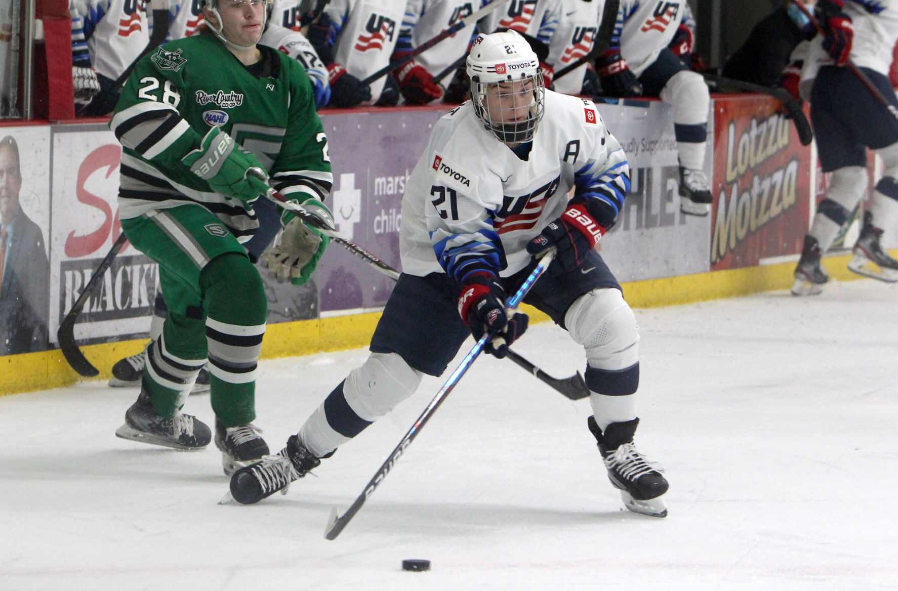 U.S. Women's Olympic National Team vs Chippewa Steel 12-6-21